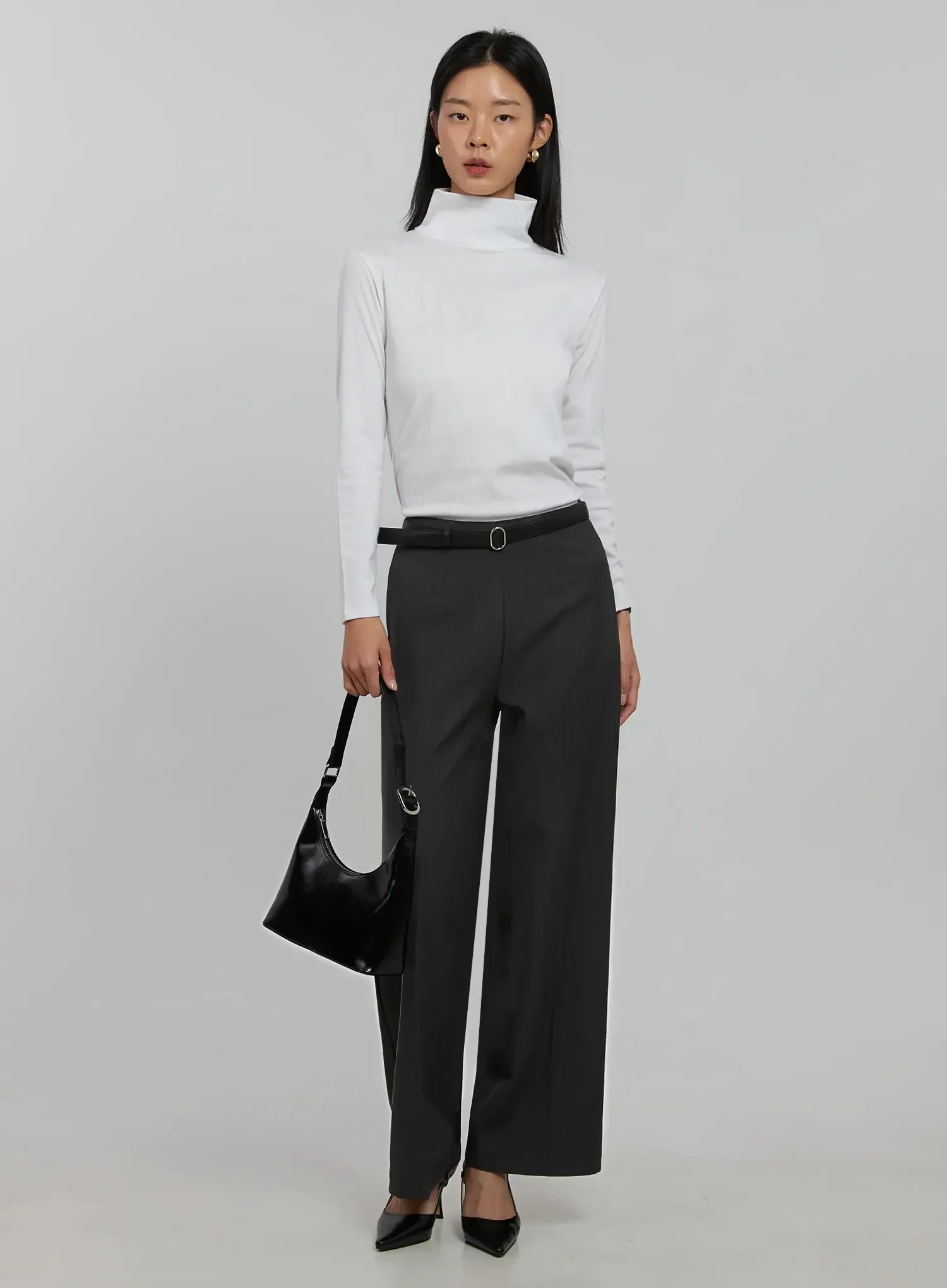 Basic Turtleneck Top IJ508 - Image 4