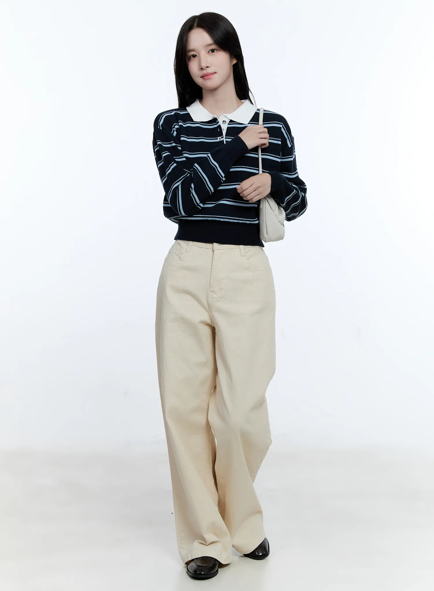 Basic Wide-Leg Cotton Pants CG513