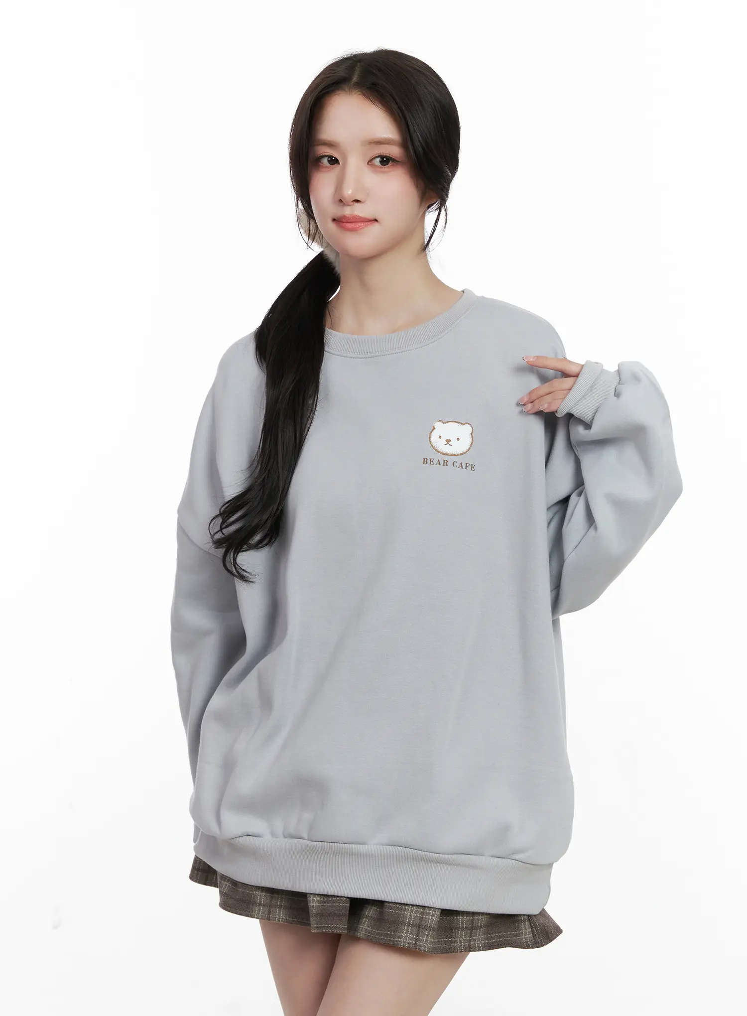 Bear Cafe Graphic Sweatshirt CN527 - Image 11