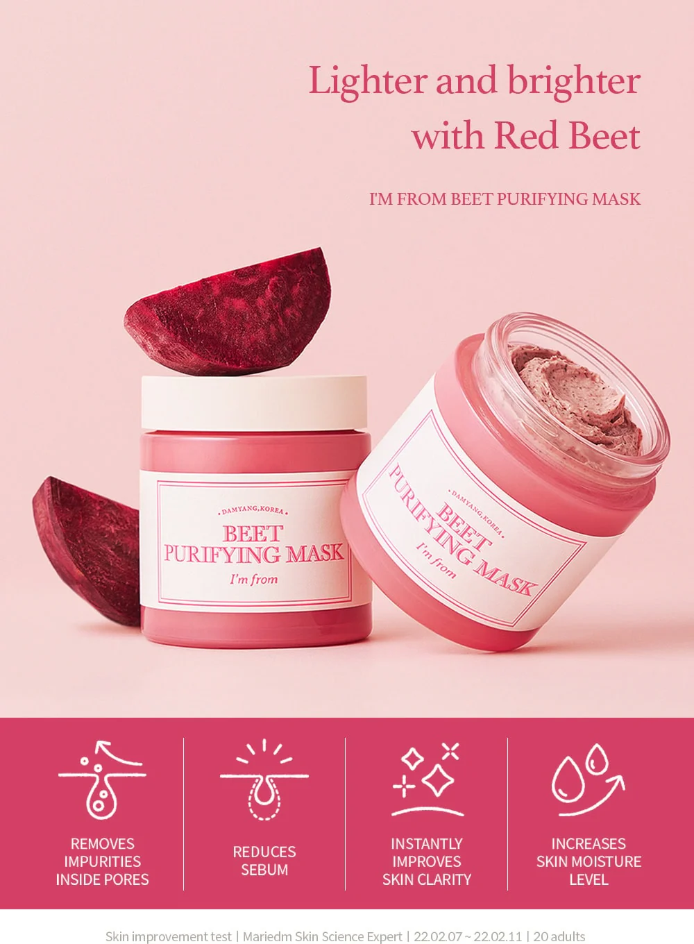Beet Purifying Mask (110g) - Image 2