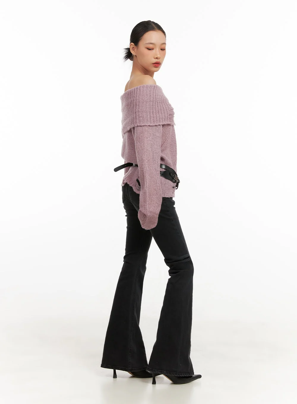 Belle Slim Fit Flared Jeans CD410 - Image 6