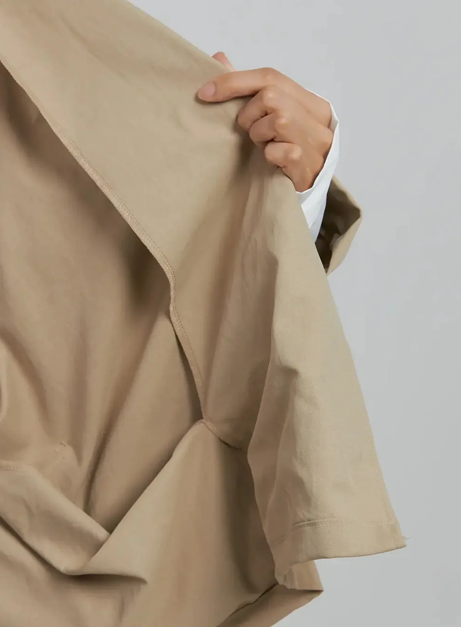 Belted Half Trench Coat ID504 - Image 6