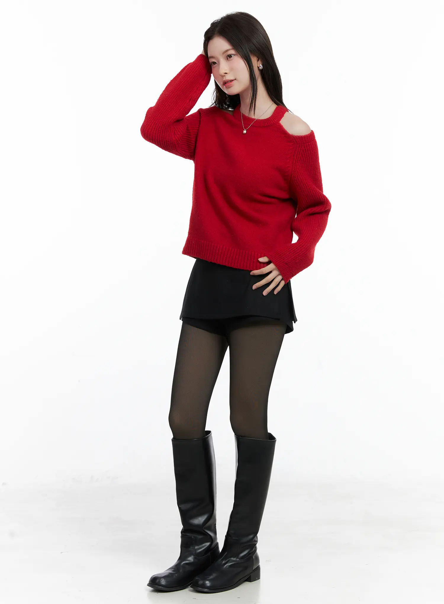 Belted Mini Skort CN519 - Image 6