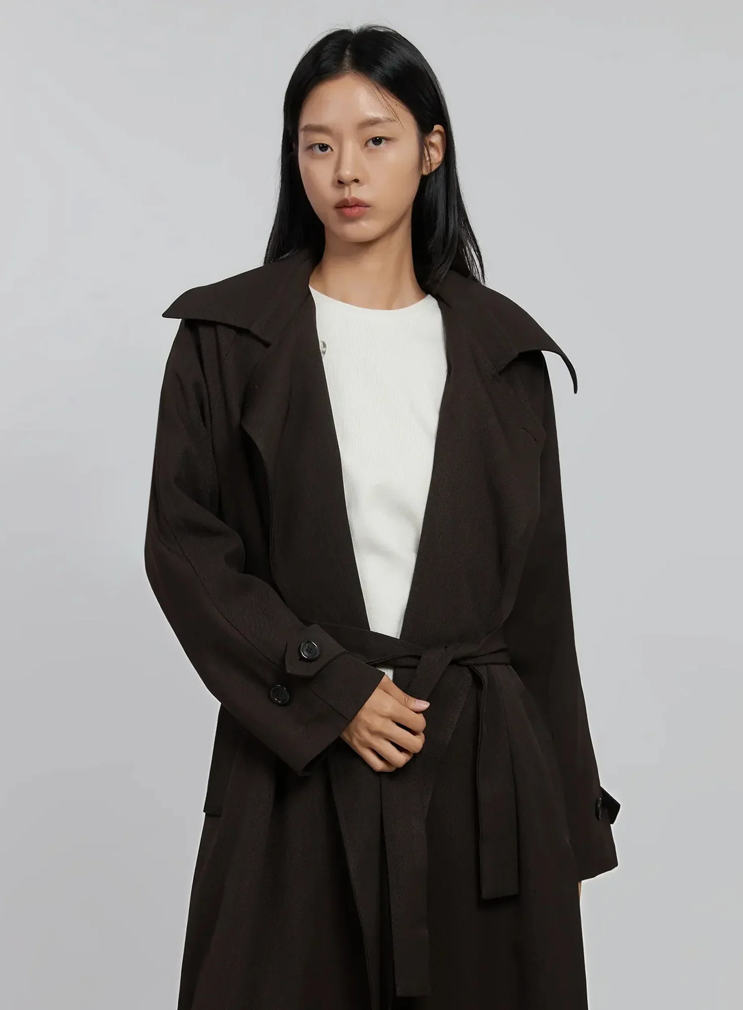 Belted Trench Coat ID516 - Image 2