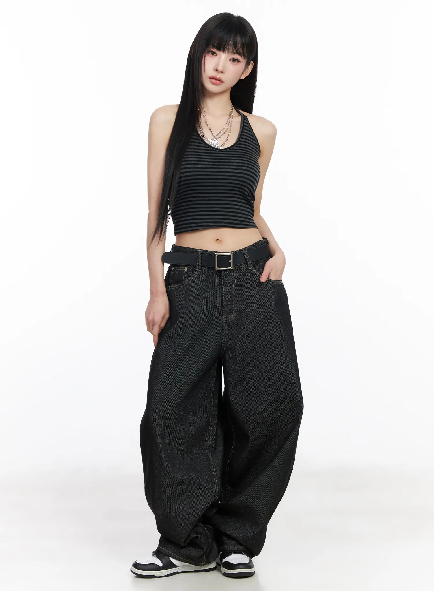 Birdie Wide Leg Baggy Jeans CF519