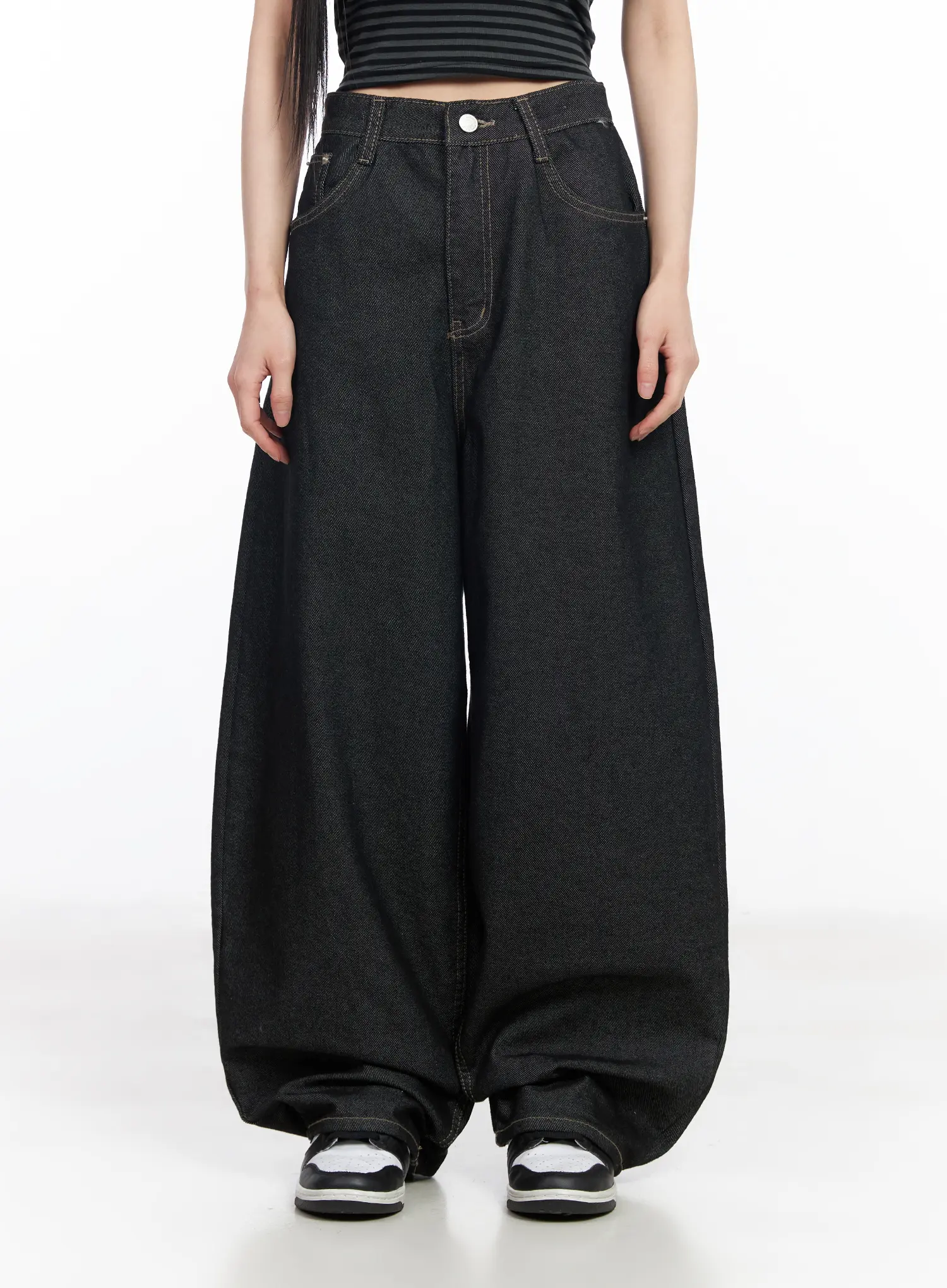 Birdie Wide Leg Baggy Jeans CF519 - Image 2