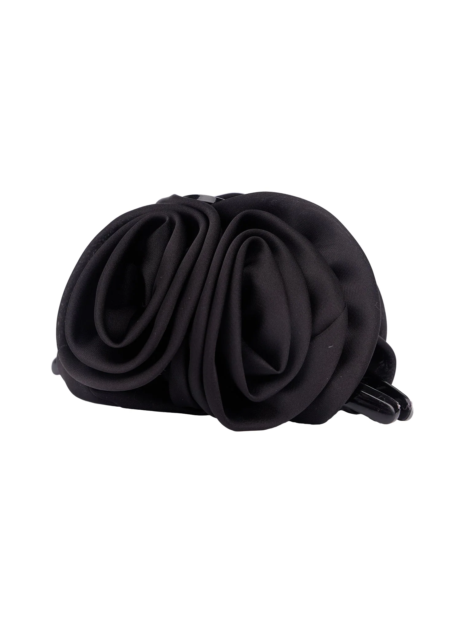 Black Floral Hair Clip CM519 - Image 7