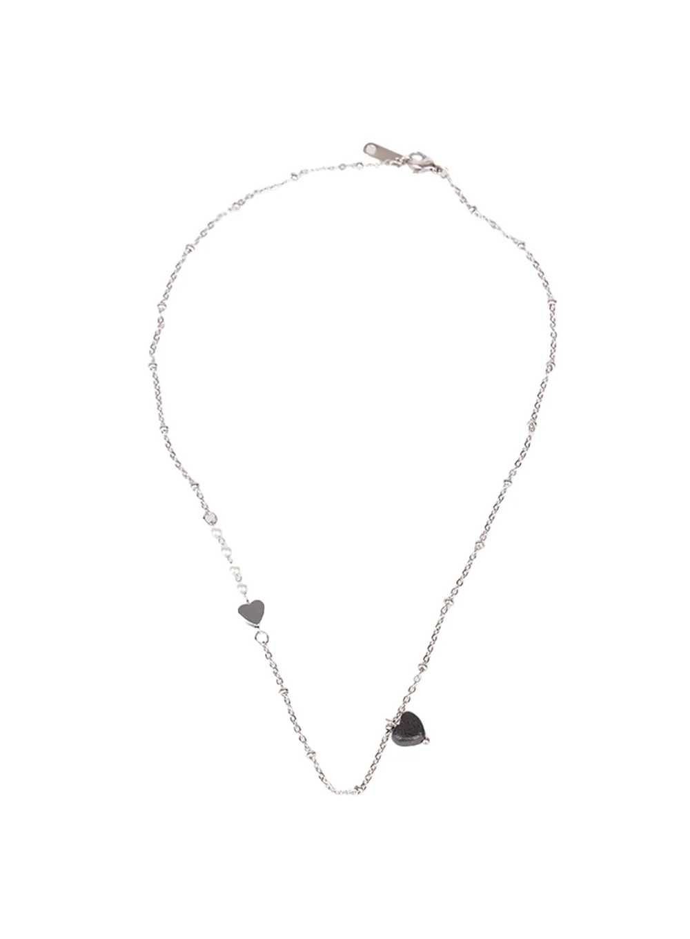 Black Heart Necklace CF528 - Image 7