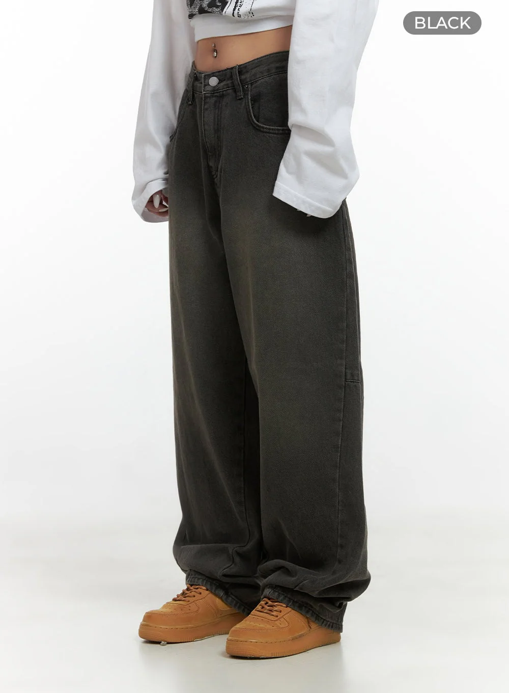 Blair Casual Washed Baggy Cotton Jeans CS425 - Image 6
