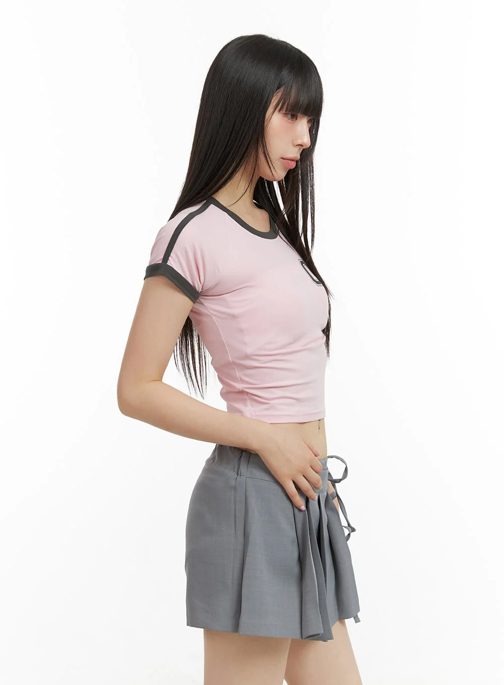 Blokecore Raglan Crop Tee CL422 - Image 7