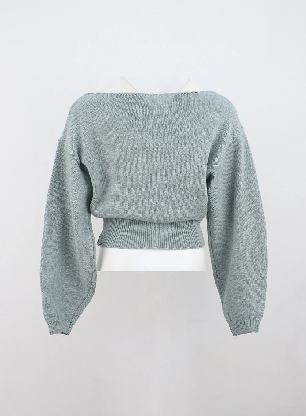 Boat Neck Knit Sweater ON320 - Image 8
