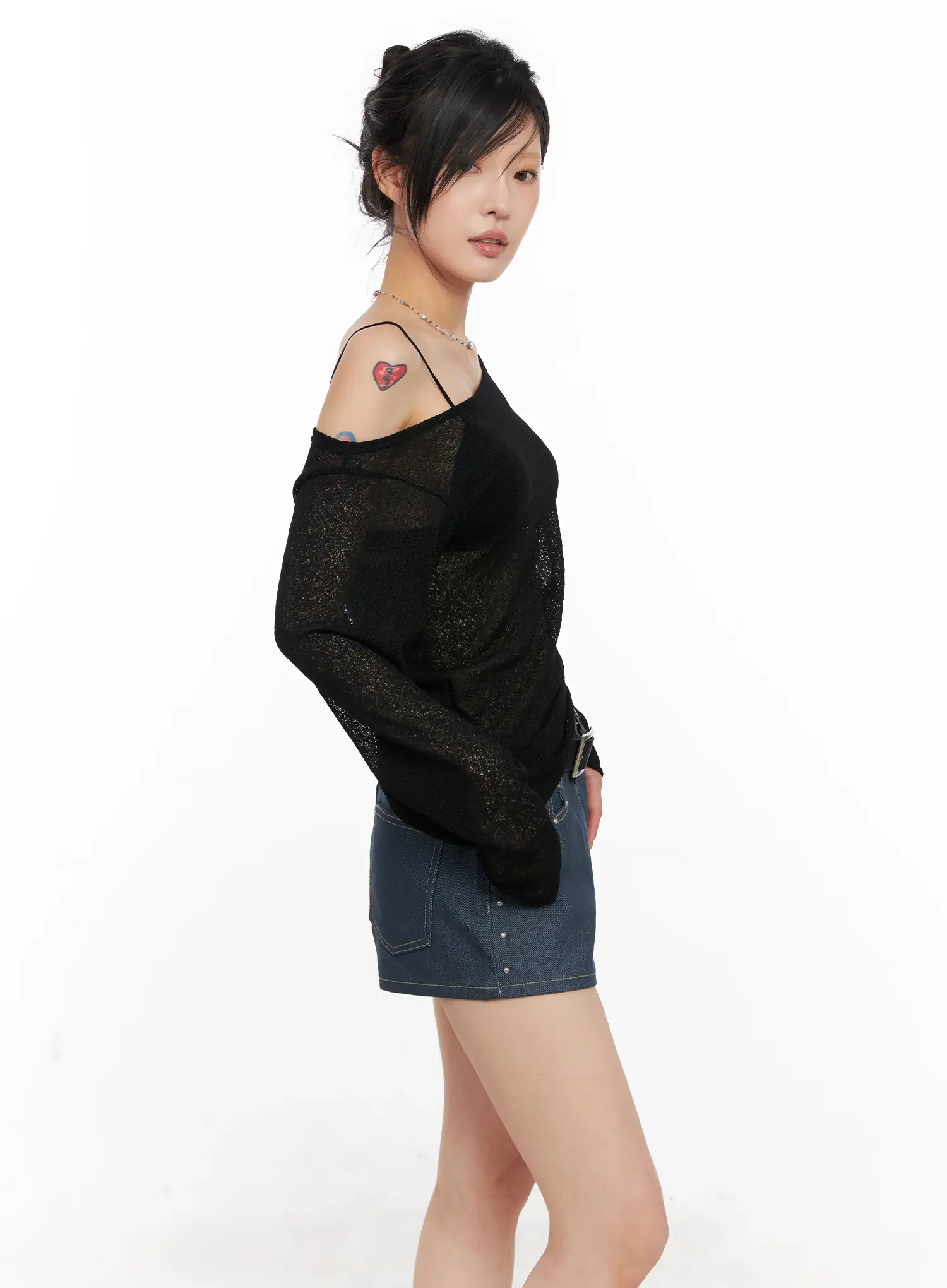 Boatneck Off-Shoulder Long Sleeve CL525 - Image 5