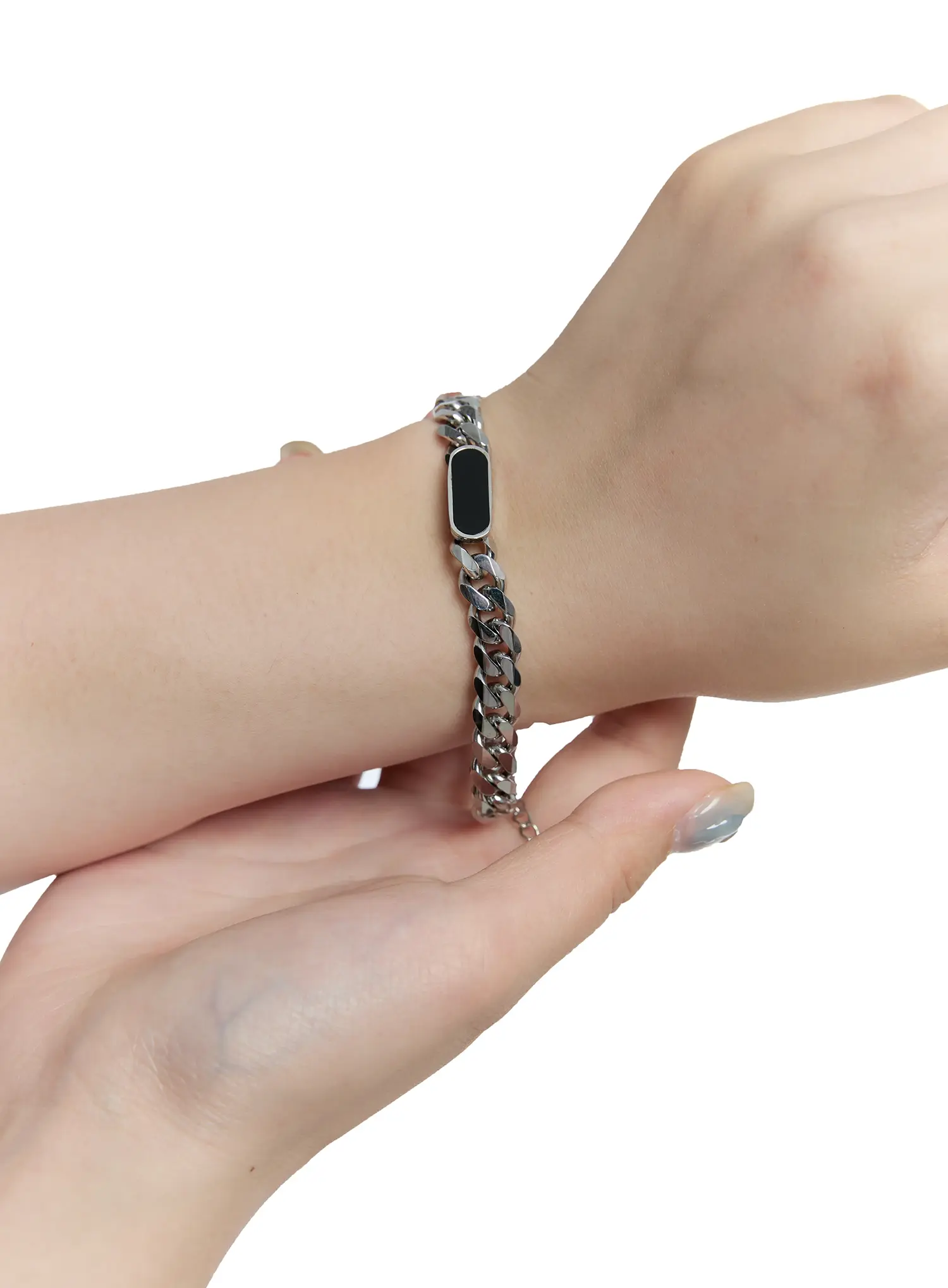 Bold Chain Pendant Bracelet CS512