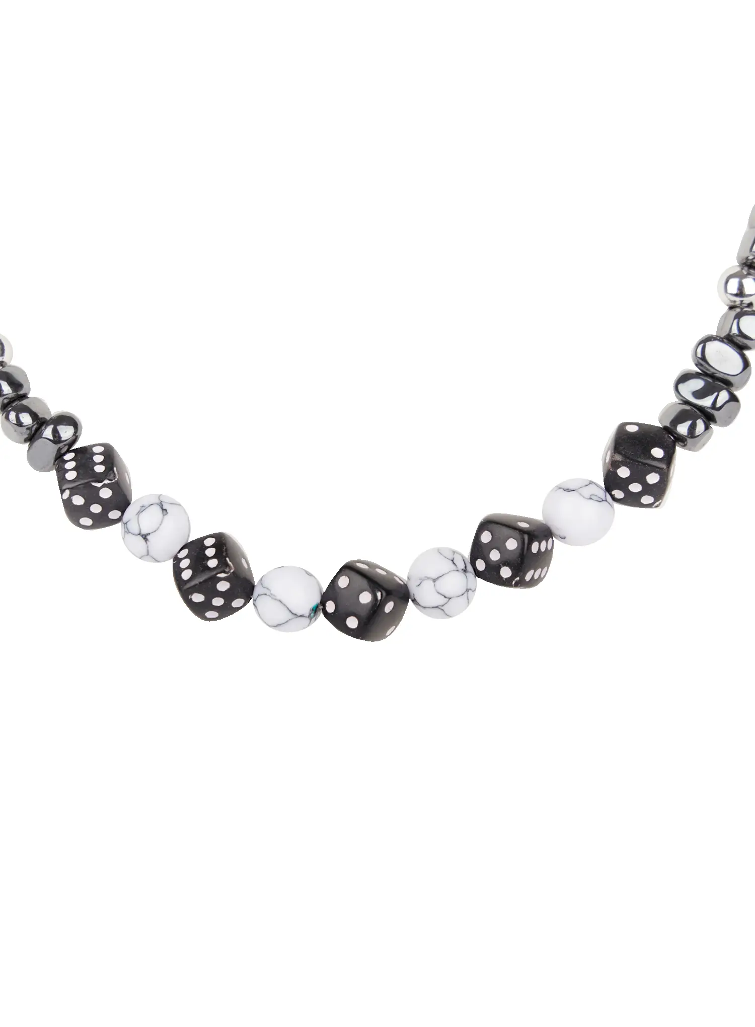 Bold Dice Beaded Necklace IO502 - Image 7