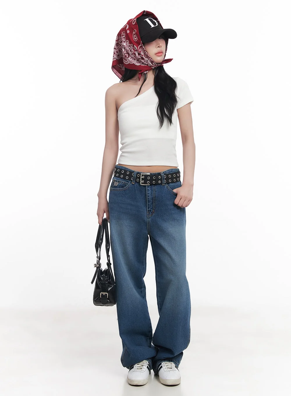 Bold Eyelet Buckle Belt CY527 - Image 5