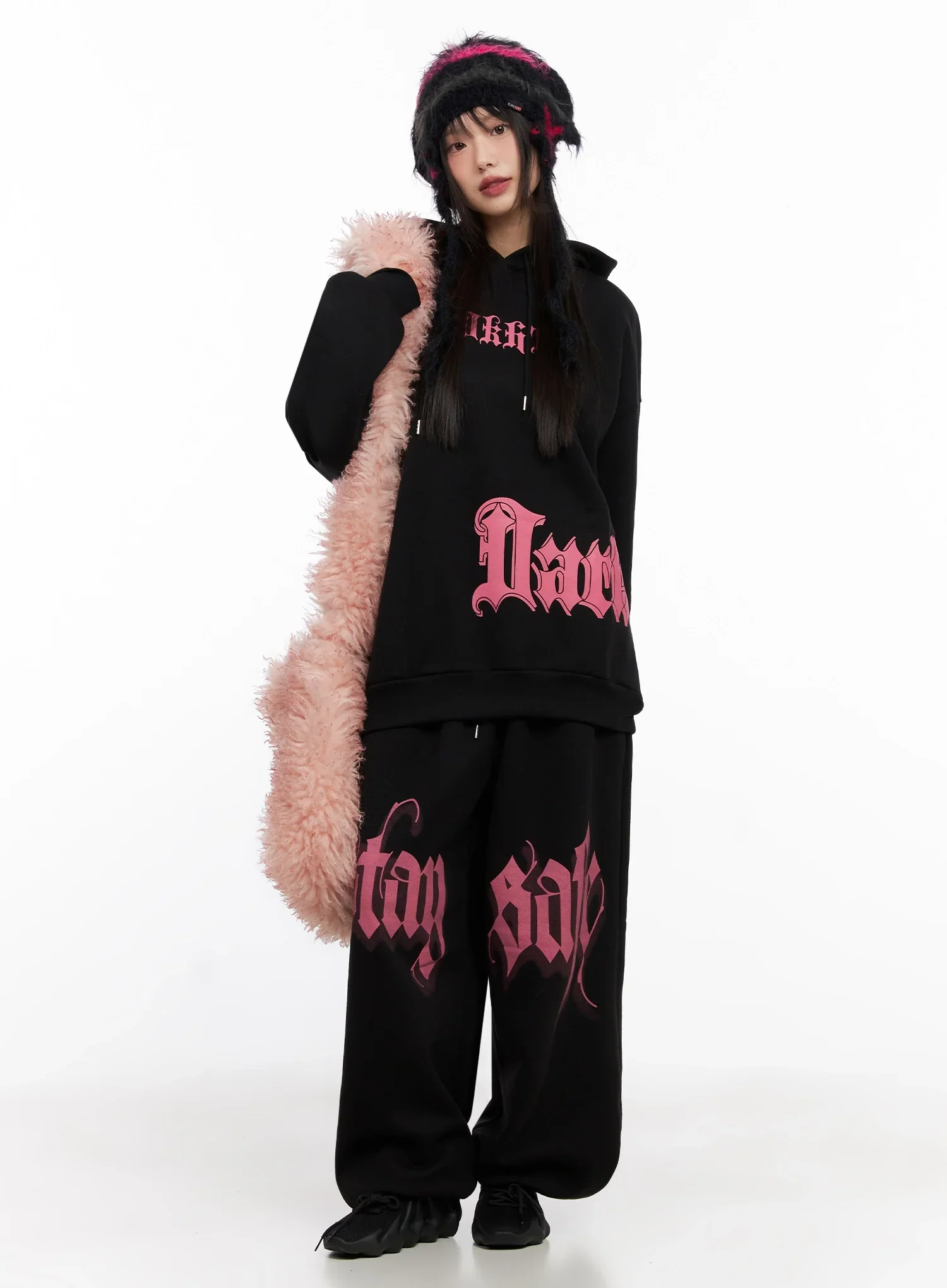 Bold Graphic Oversized Hoodie IN503 - Image 12