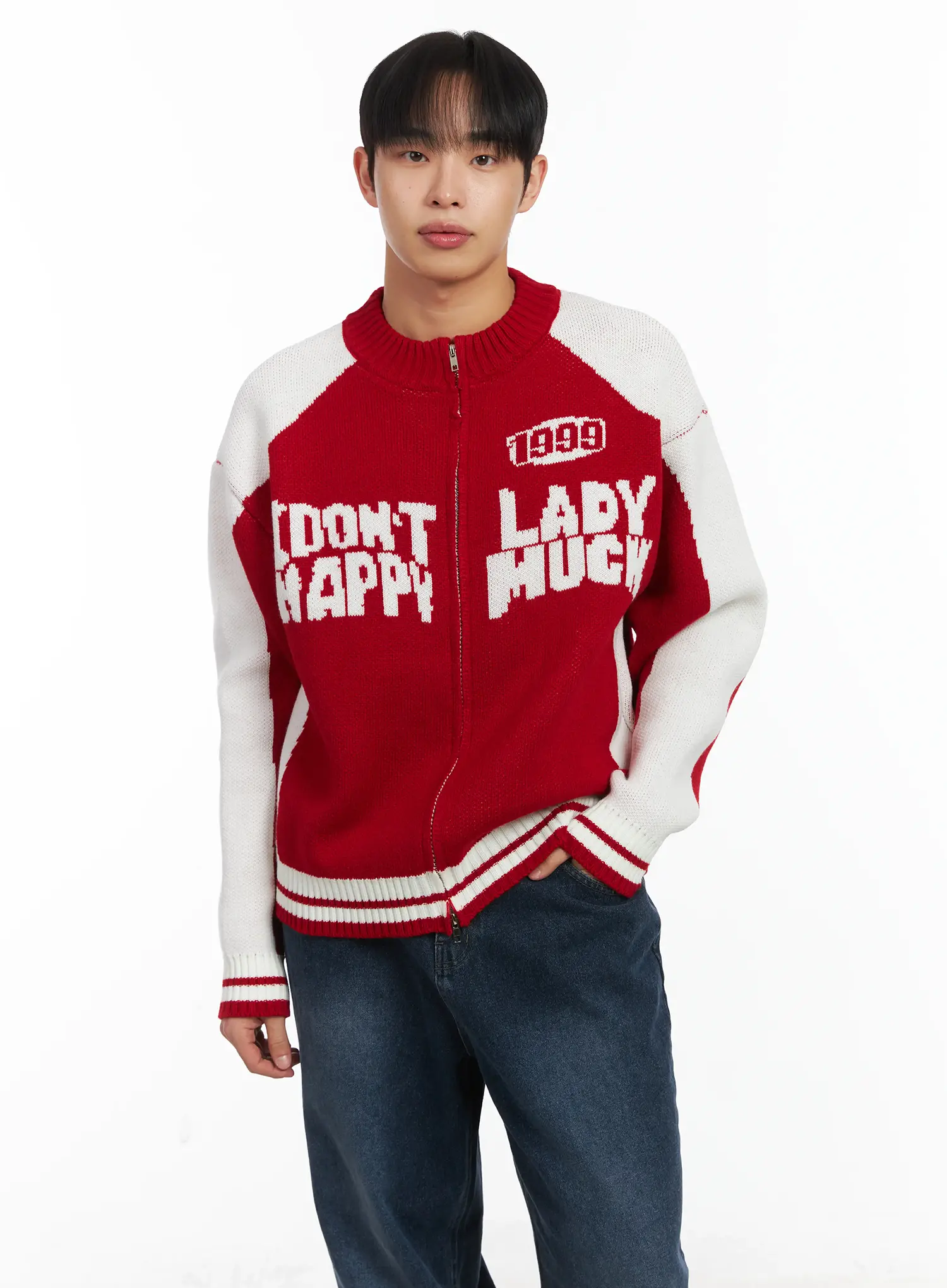Bold Retro Knit Jacket ID515