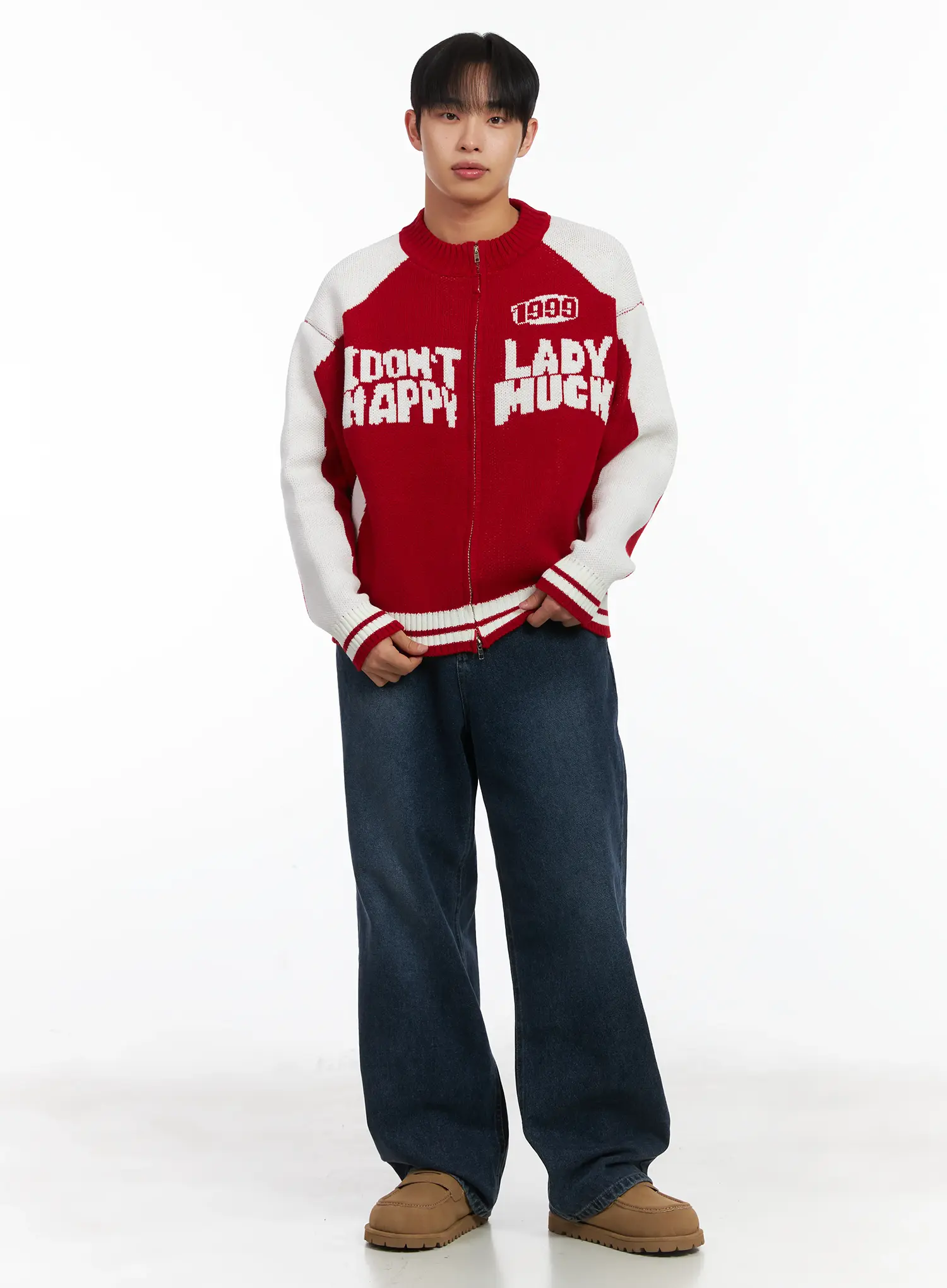 Bold Retro Knit Jacket ID515 - Image 2