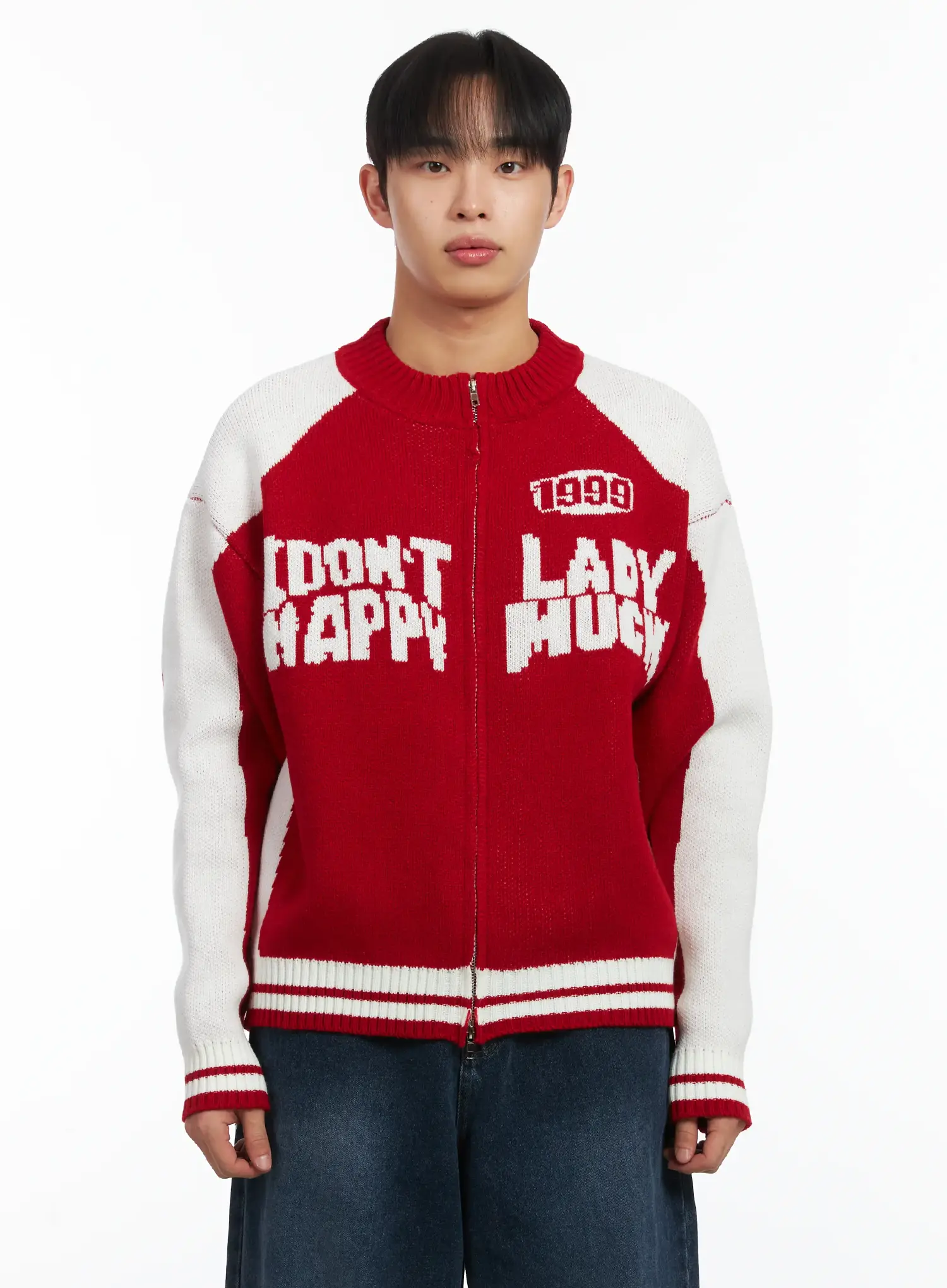 Bold Retro Knit Jacket ID515 - Image 8
