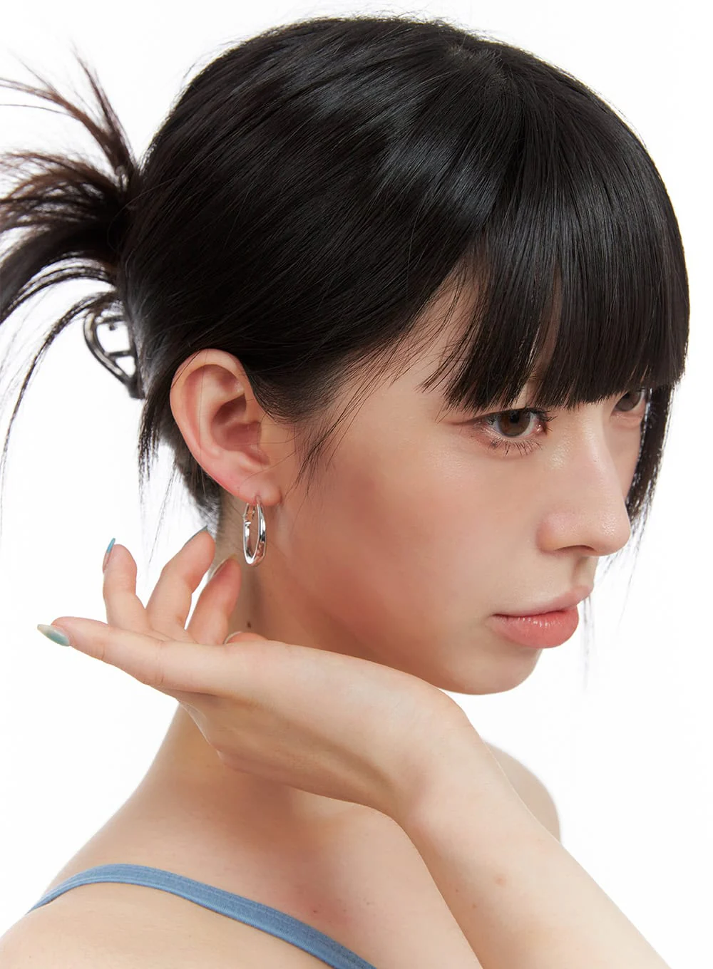 Bold Ring Earrings IG406 - Image 3