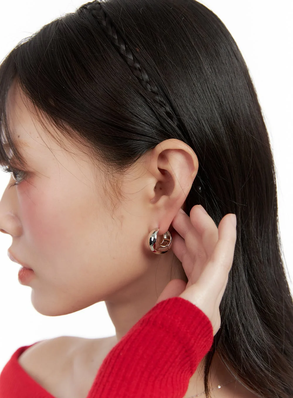 Bold Ring Earrings IO418 - Image 3