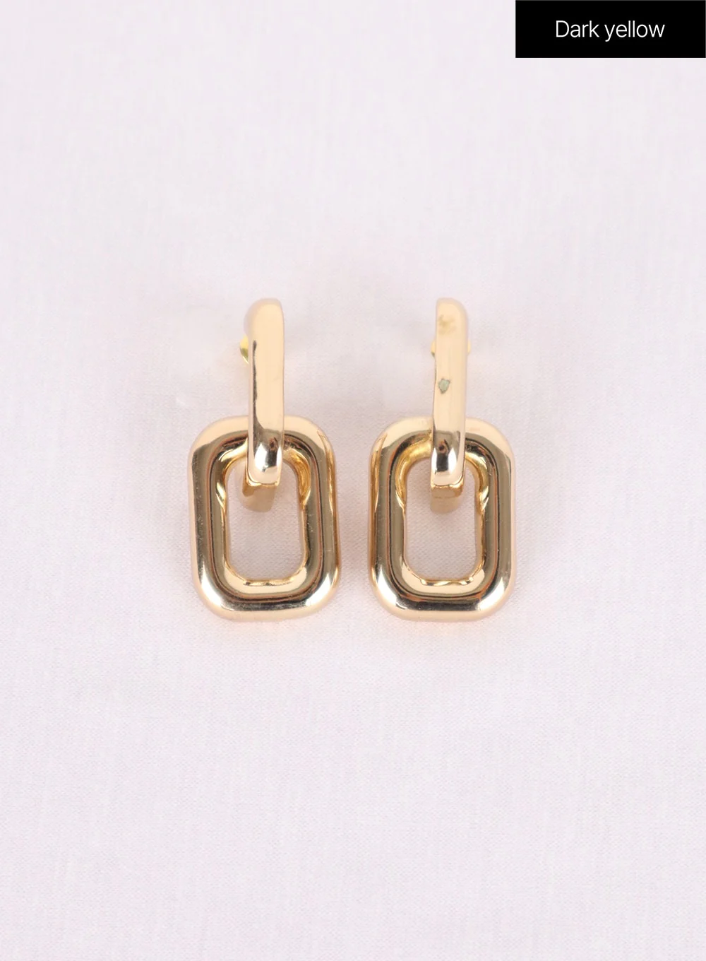 Bold Square Chain Earrings IN302 - Image 10