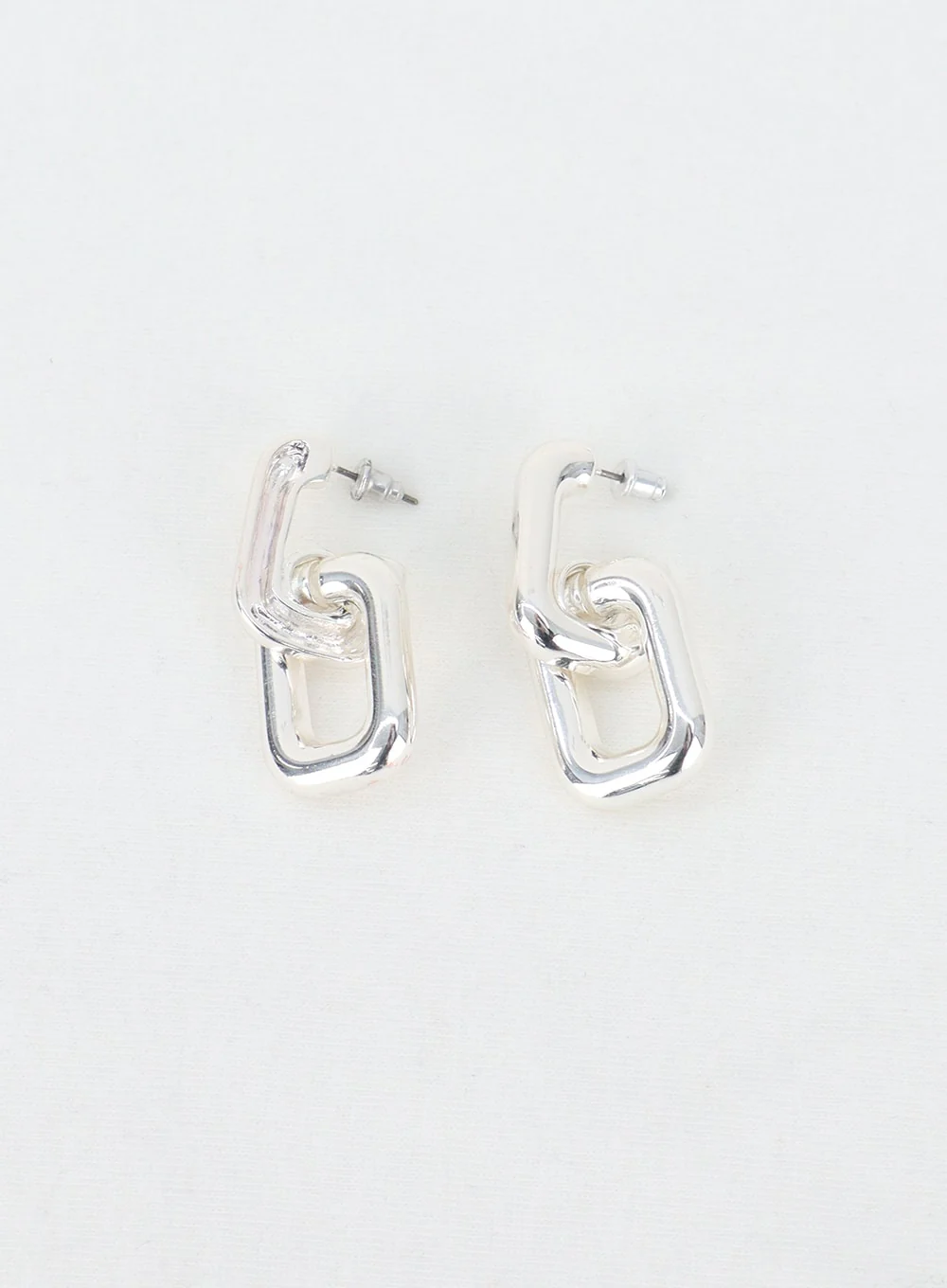 Bold Square Chain Earrings IN302 - Image 9