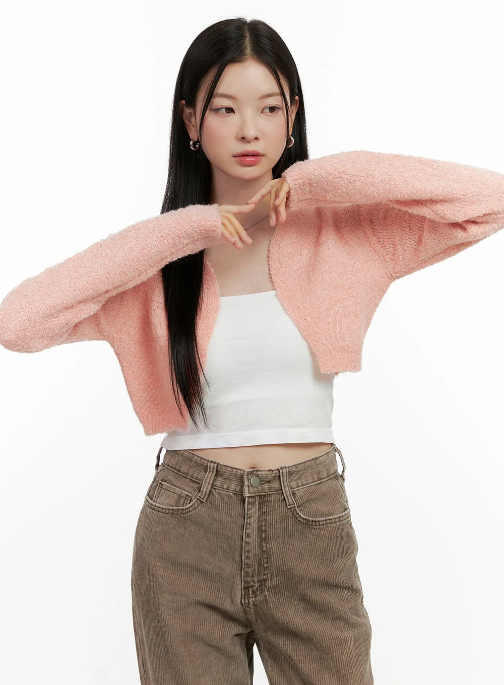 Boucle Bolero Cardigan ON408 - Image 11