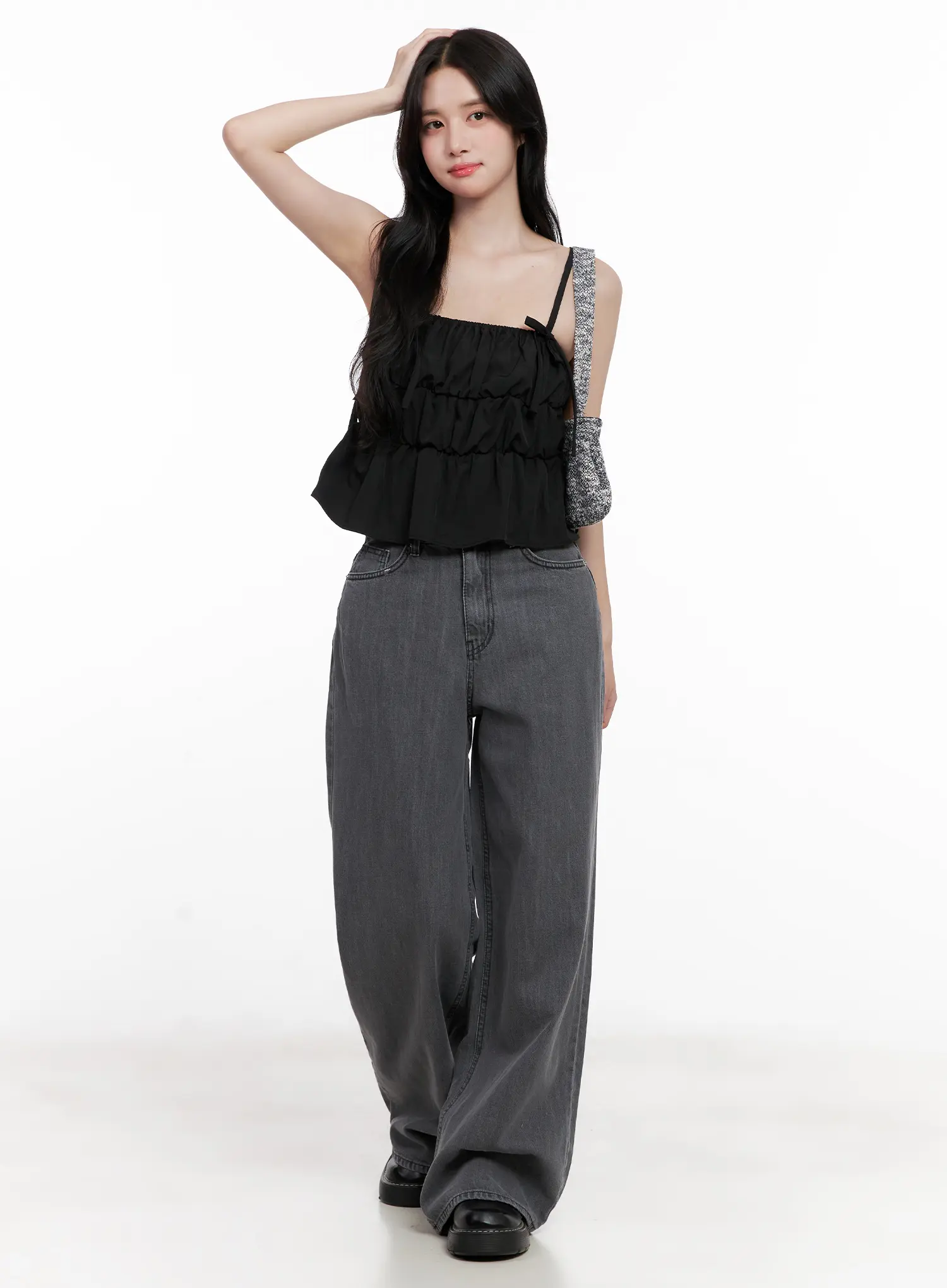 Bow Slouchy Shoulder Bag CL516 - Image 4