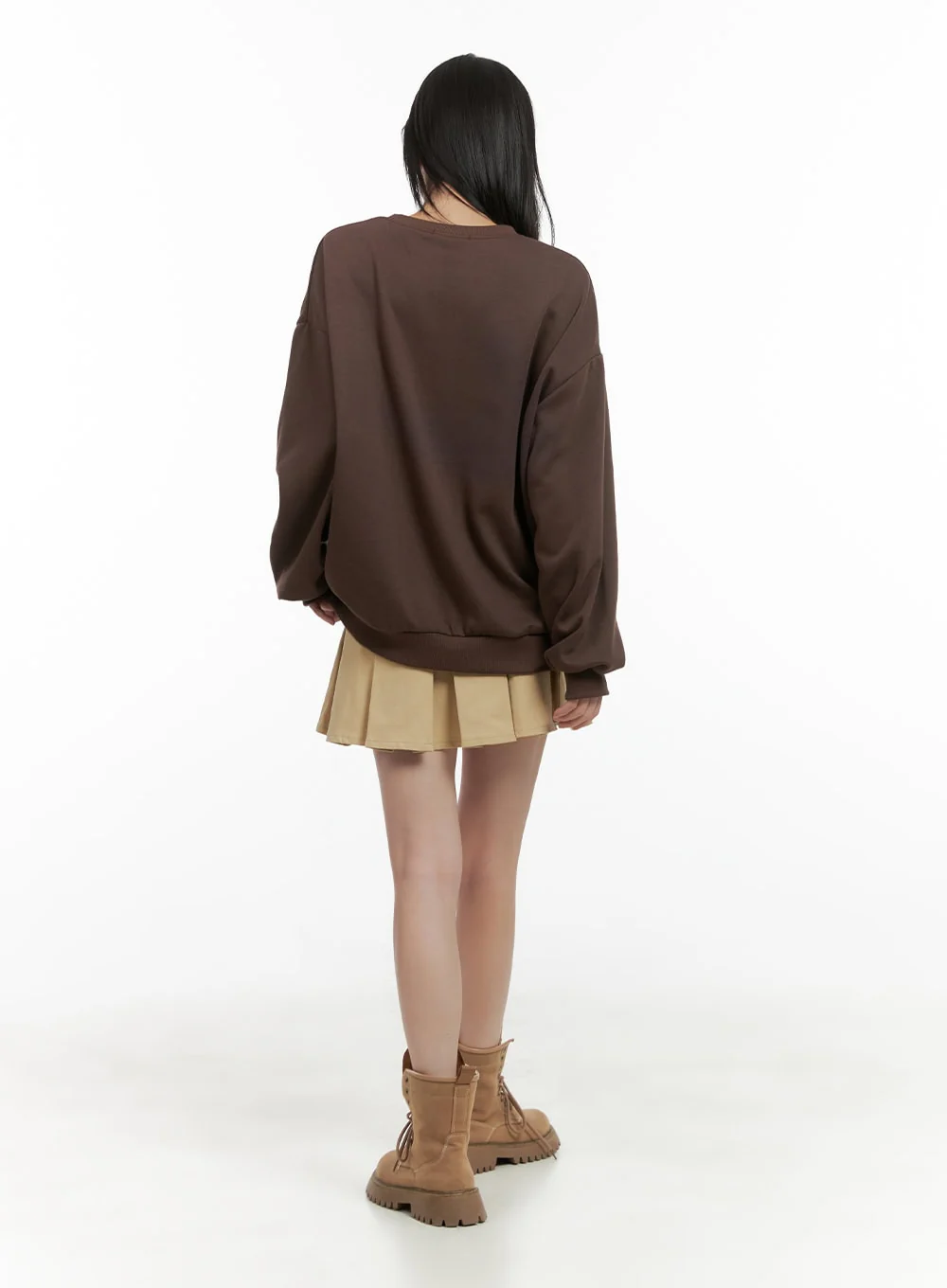 Box Pleated Mini Skirt CG427 - Image 4