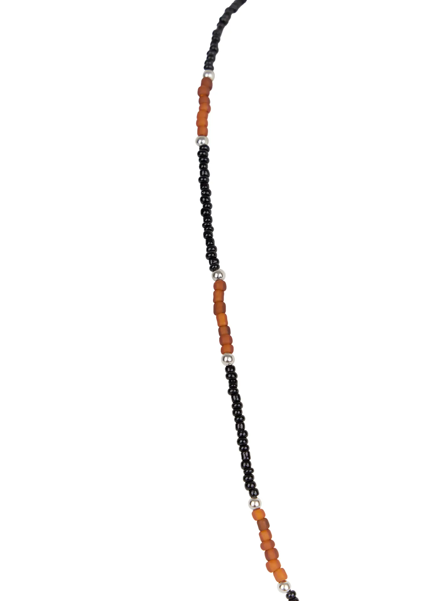 Brown Beaded Choker Necklace CO513 - Image 5