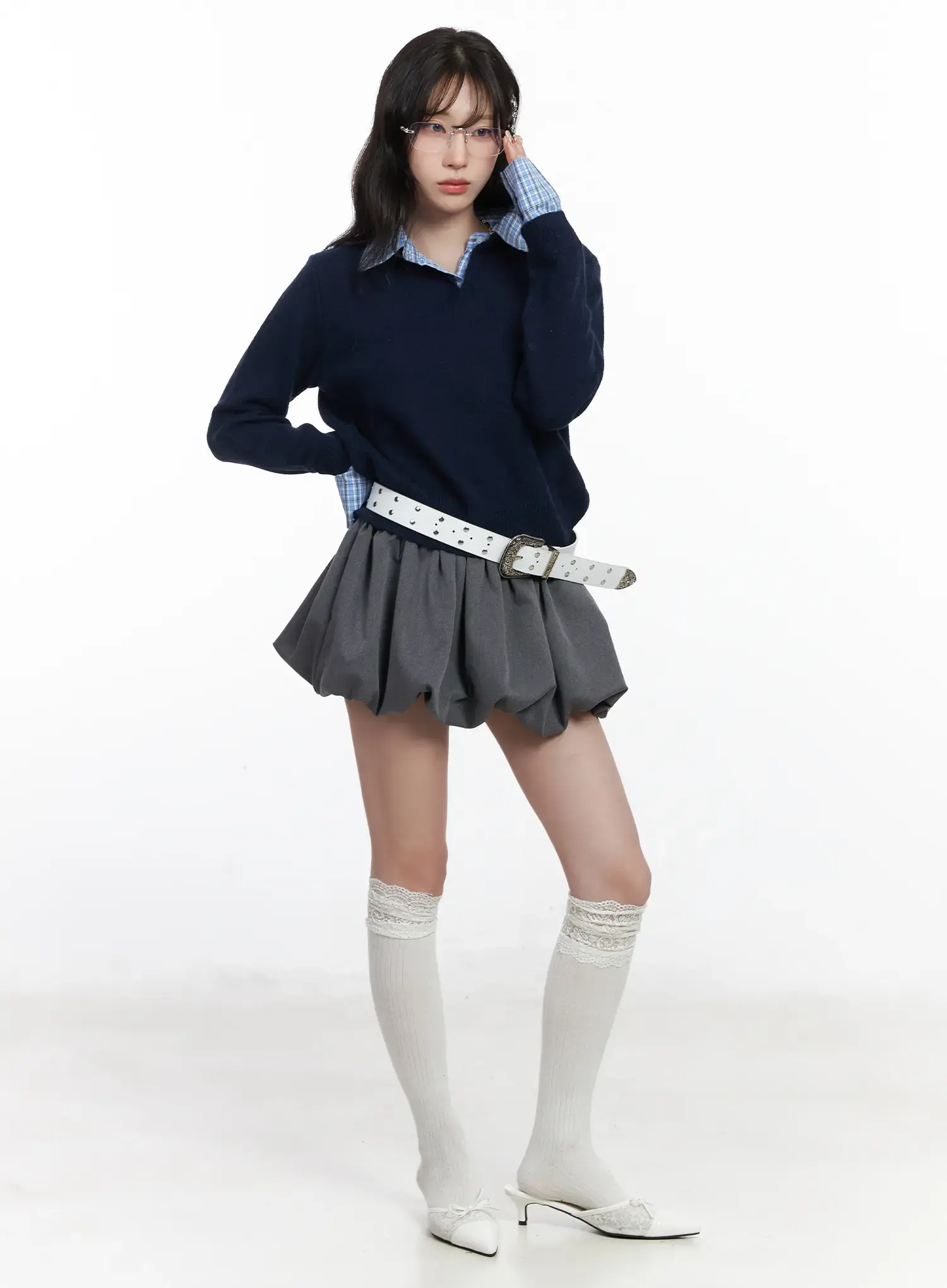 Bubble Mini Skirt CJ527 - Image 2