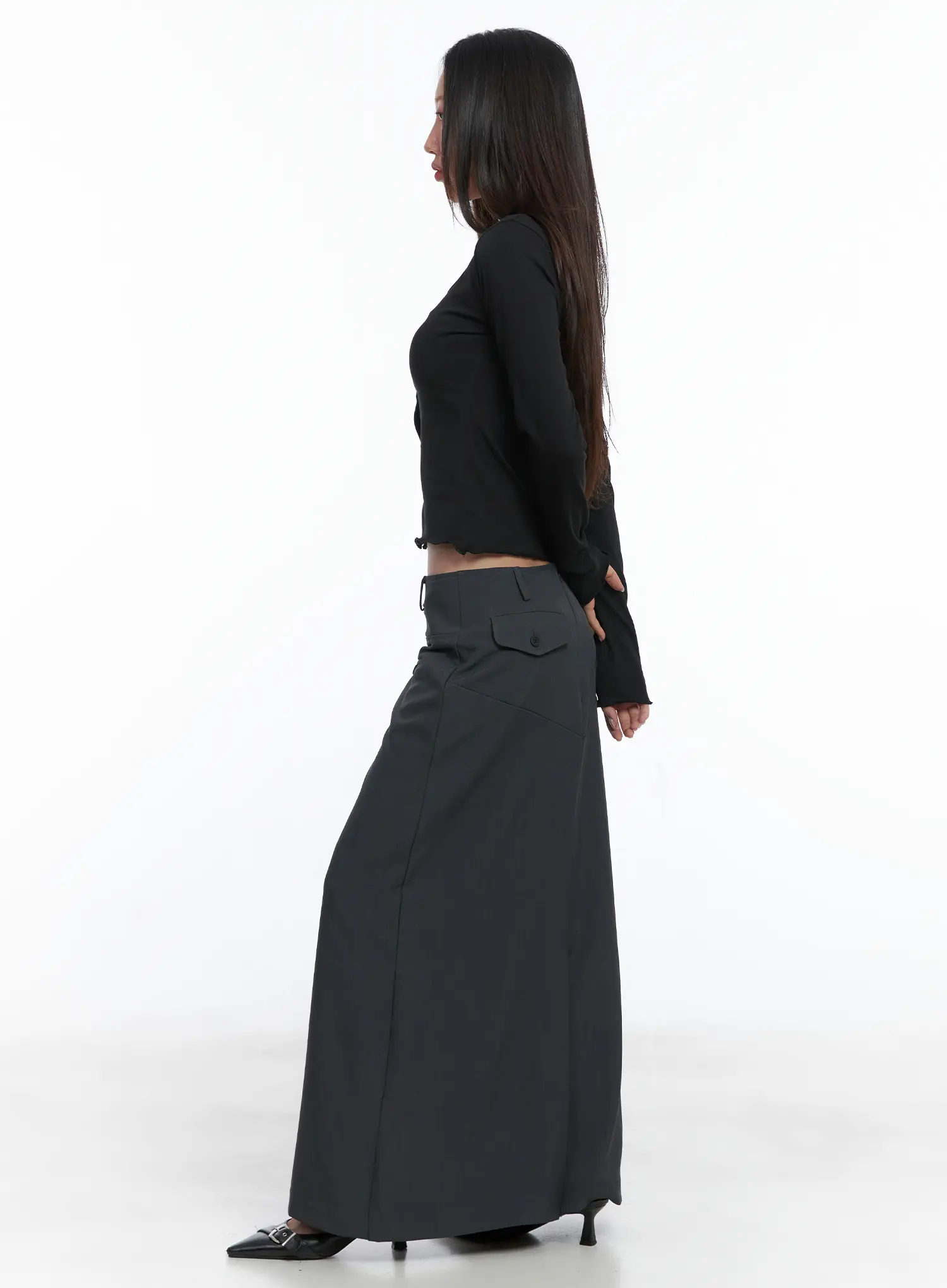 Button Long Sleeve Top CS502 - Image 6