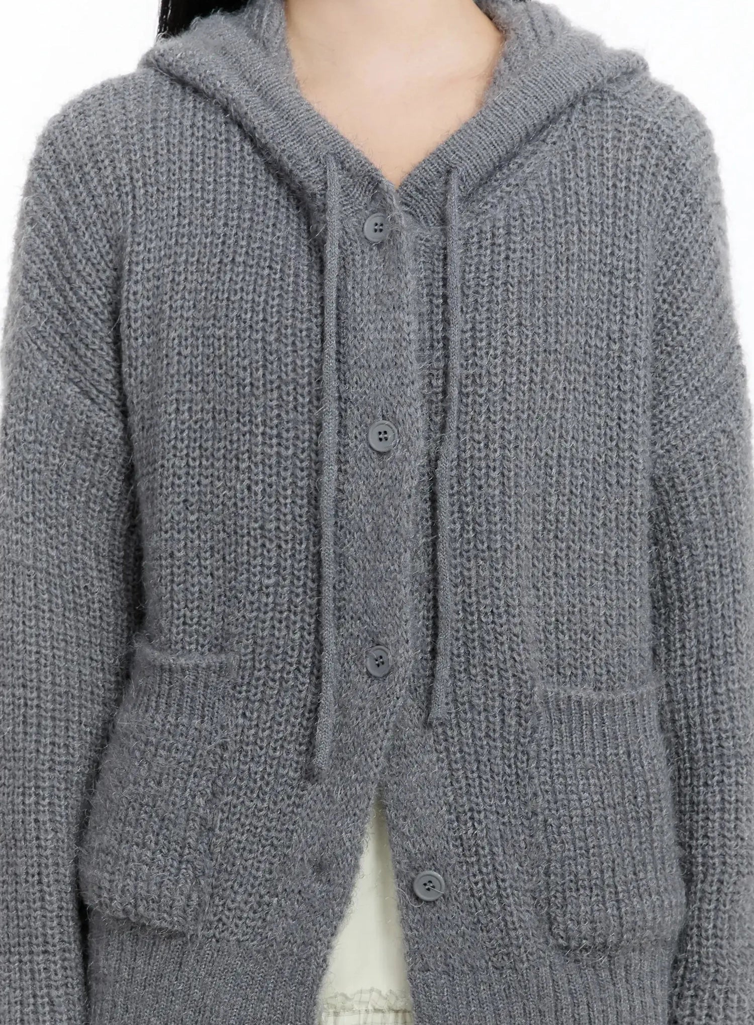 Button-Up Knit Cardigan IM519 - Image 5