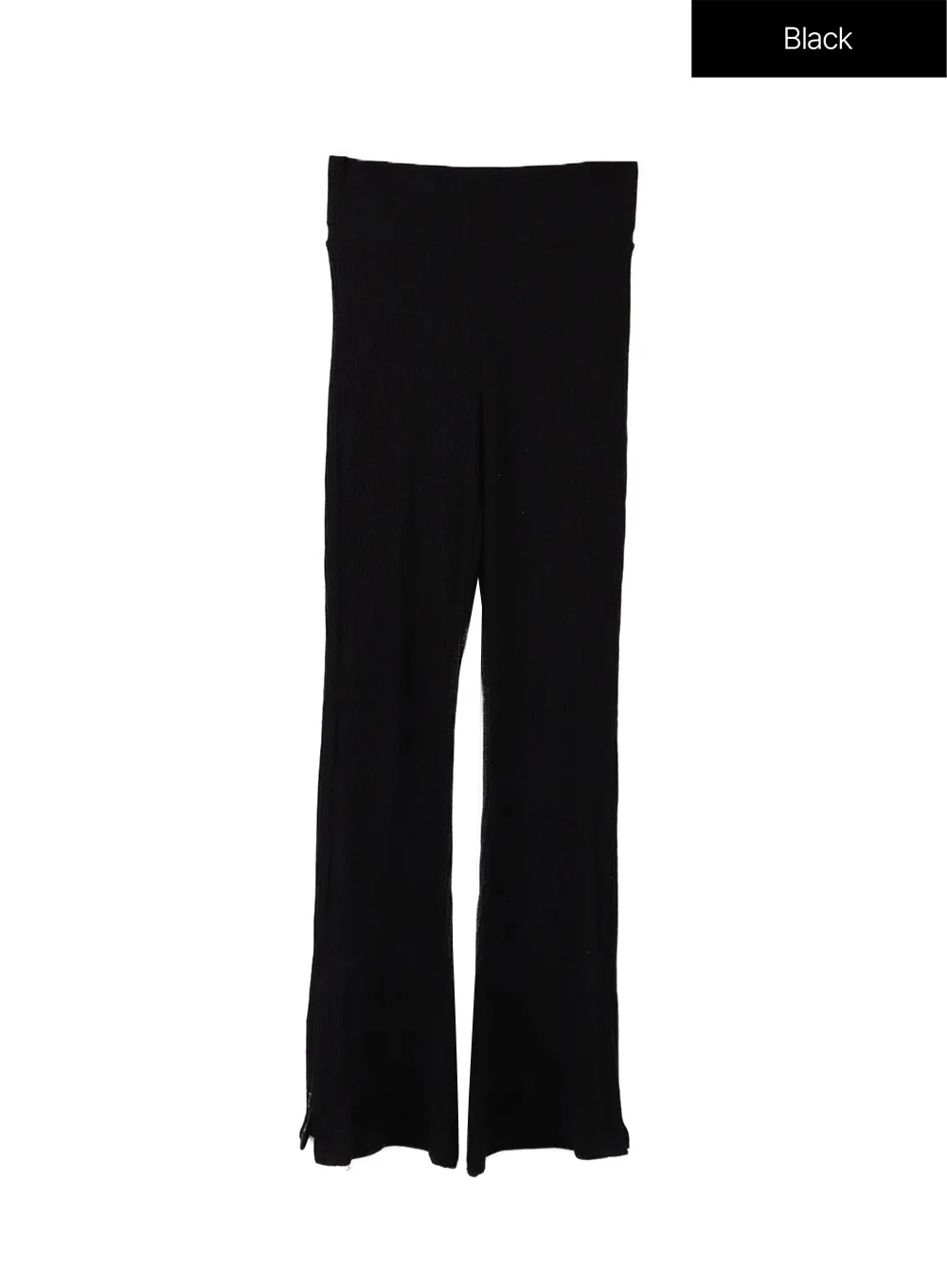 Buttoned Bootcut Slim Sweat Pants CF415 - Image 6