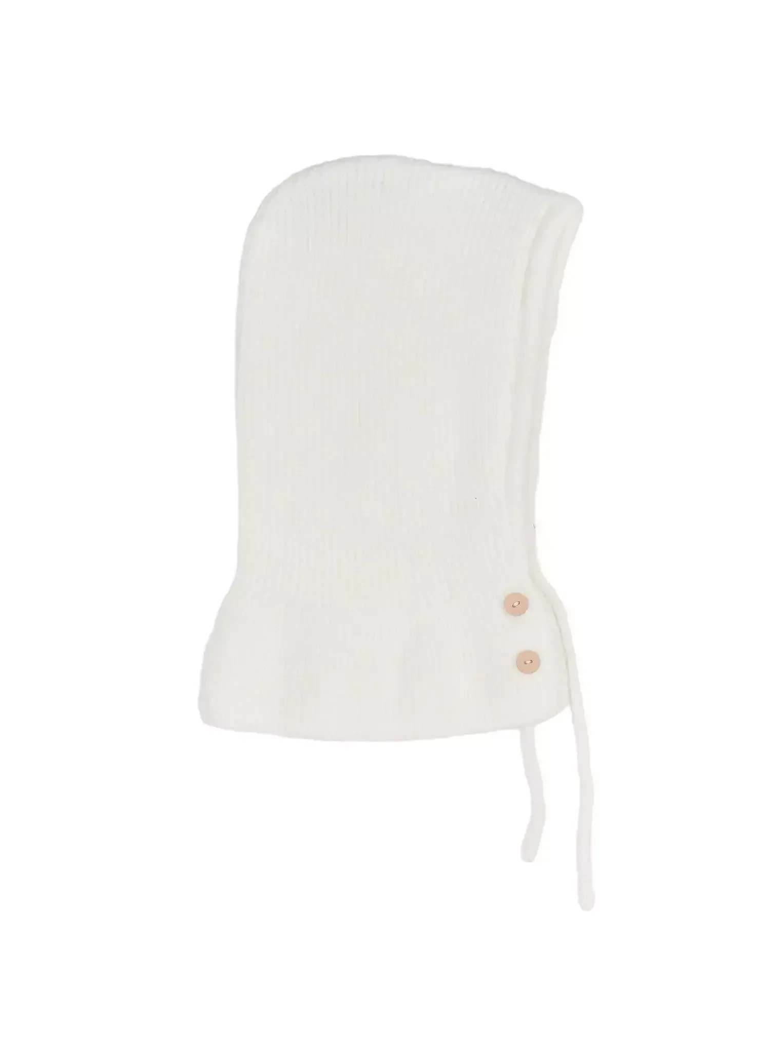 Buttoned Knit Hood Hat IN528 - Image 14