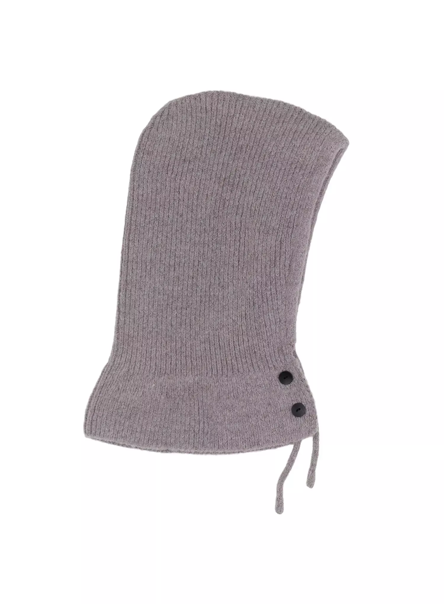 Buttoned Knit Hood Hat IN528 - Image 15