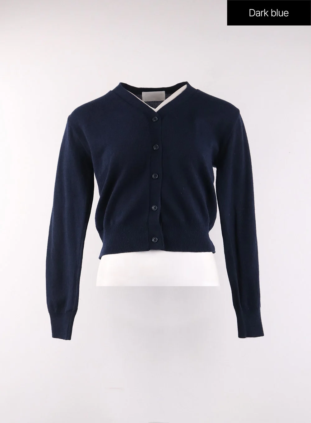 Buttoned V-Neck Cardigan OF406 - Image 11