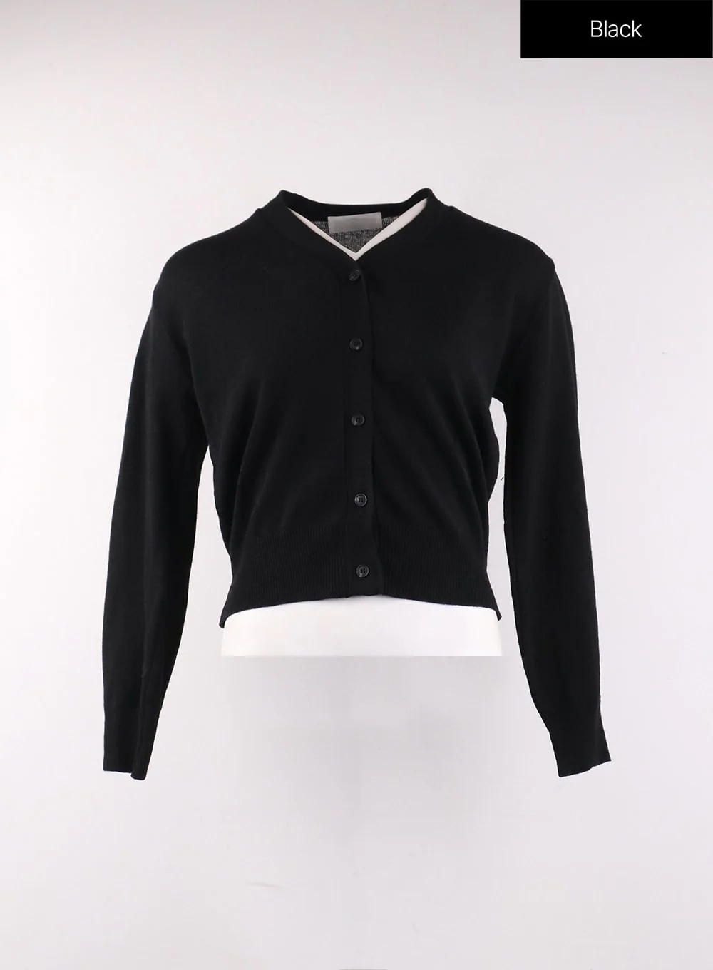 Buttoned V-Neck Cardigan OF406 - Image 9