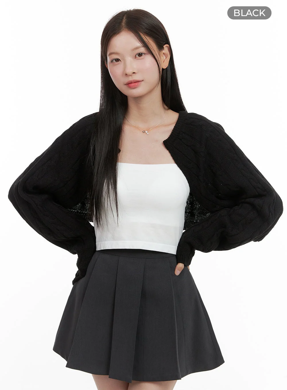Cable Knit Bolero OG419 - Image 9
