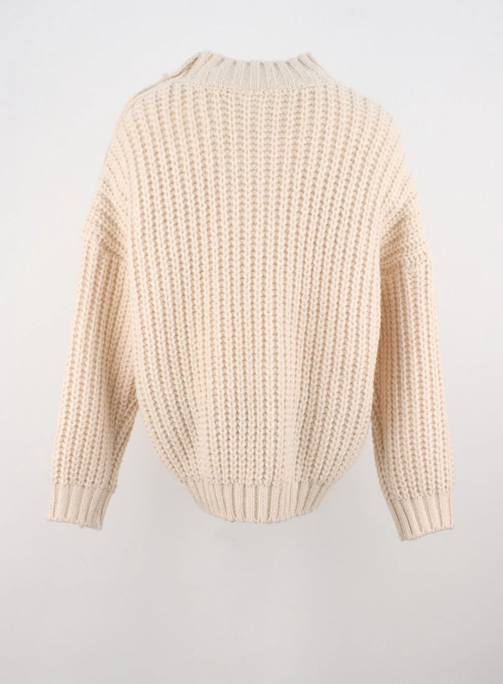 Cable Knit Buttoned Sweater IS301 - Image 14