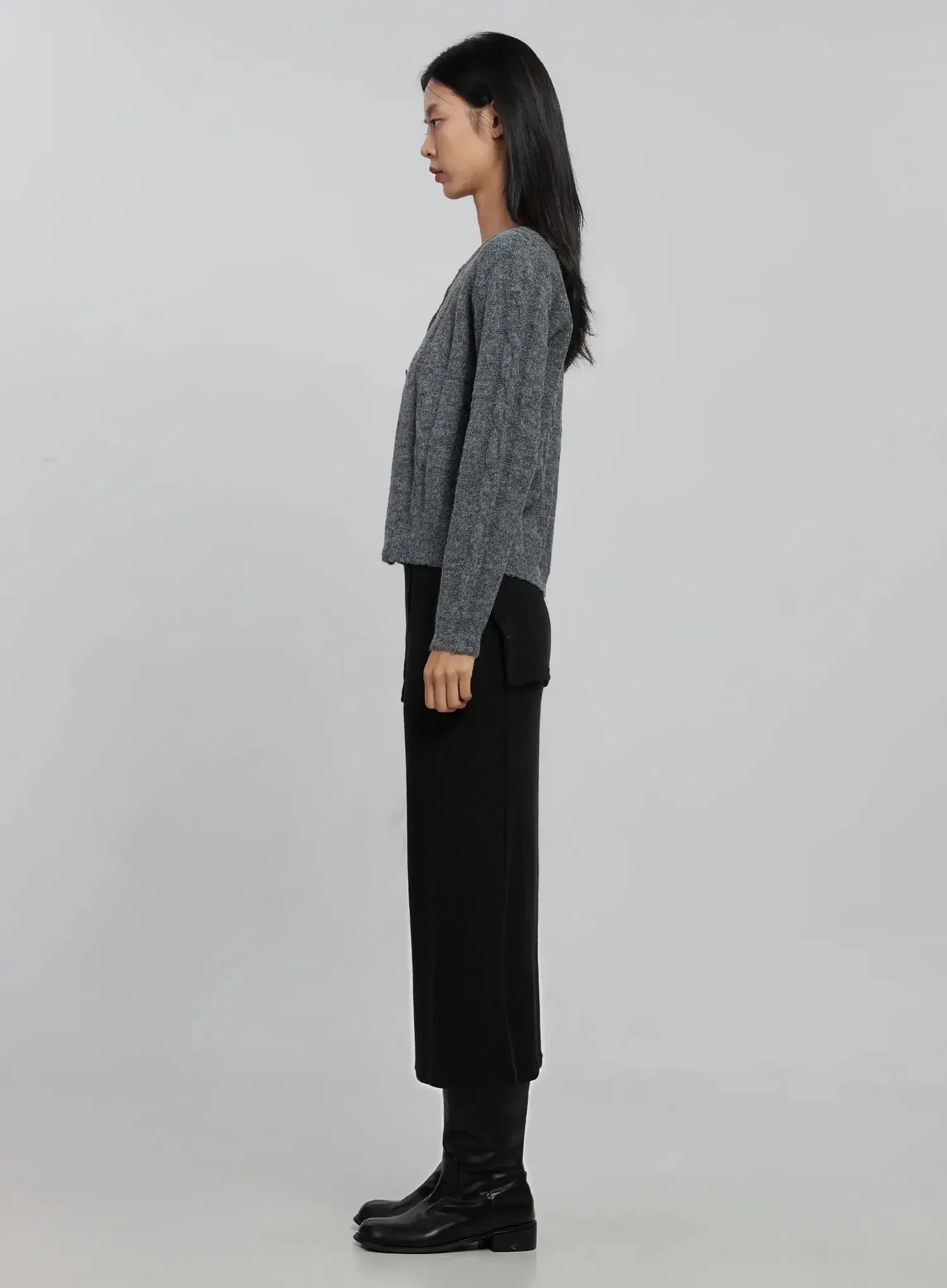 Cable Knit Cardigan ID516 - Image 6
