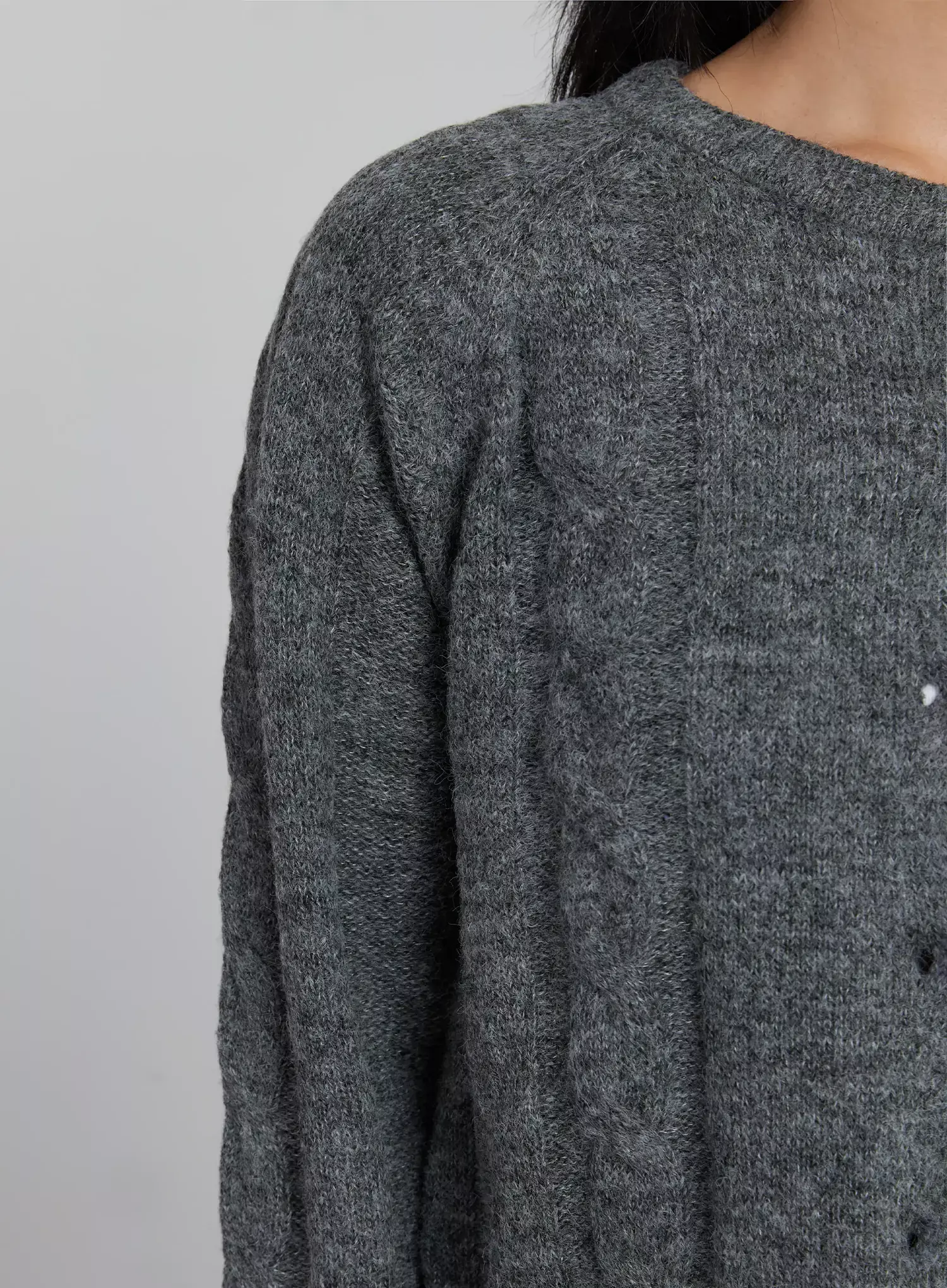 Cable Knit Cardigan ID516 - Image 9