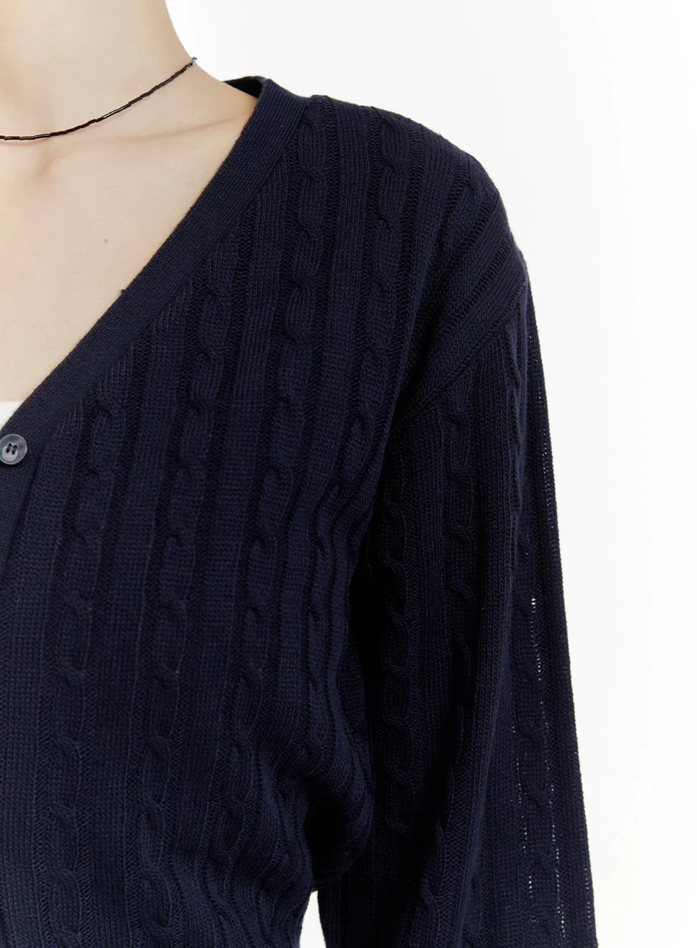 Cable Knit Cardigan OA405 - Image 4