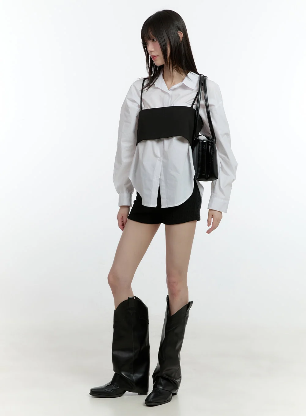 Cable Knit Mini Shorts CF506 - Image 2