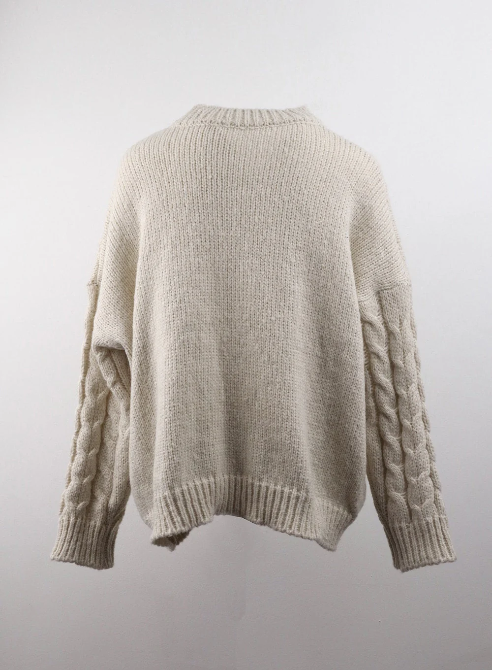 Cable Knit Sweater Mini Dress CJ405 - Image 11