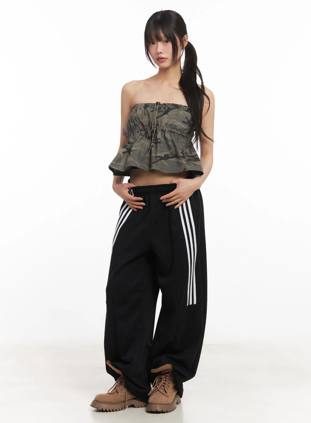 Camo Flare Tube Top CA522 - Image 5