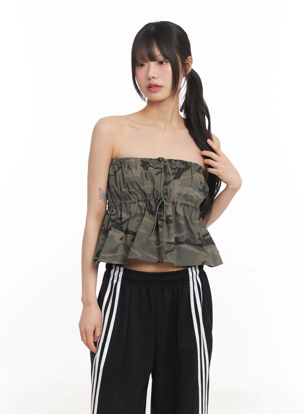 Camo Flare Tube Top CA522 - Image 6