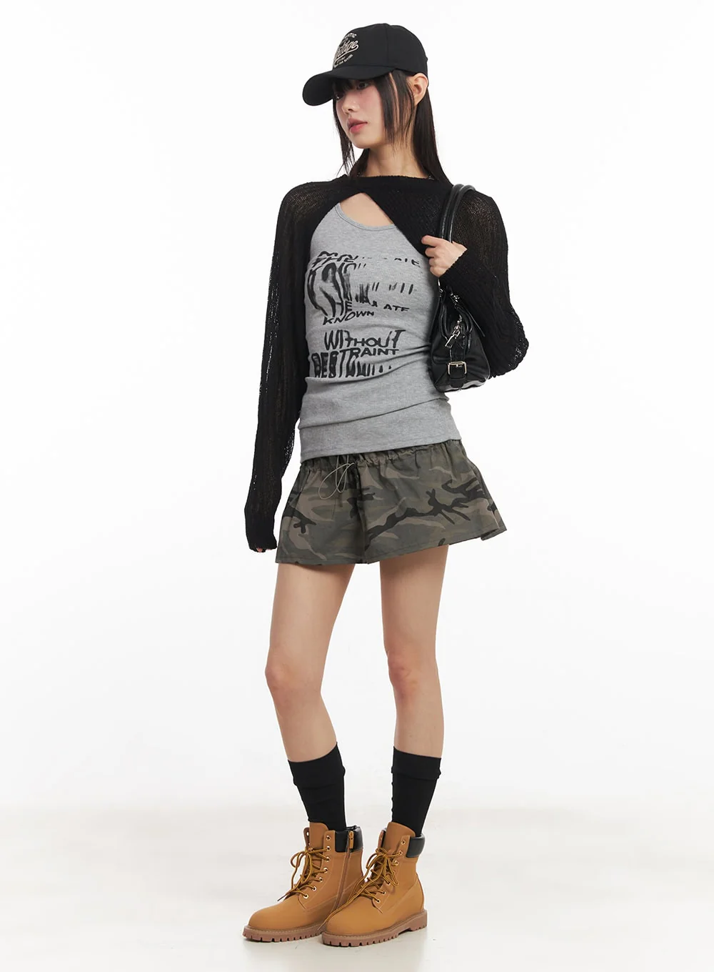 Camo Flare Tube Top CA522 - Image 7