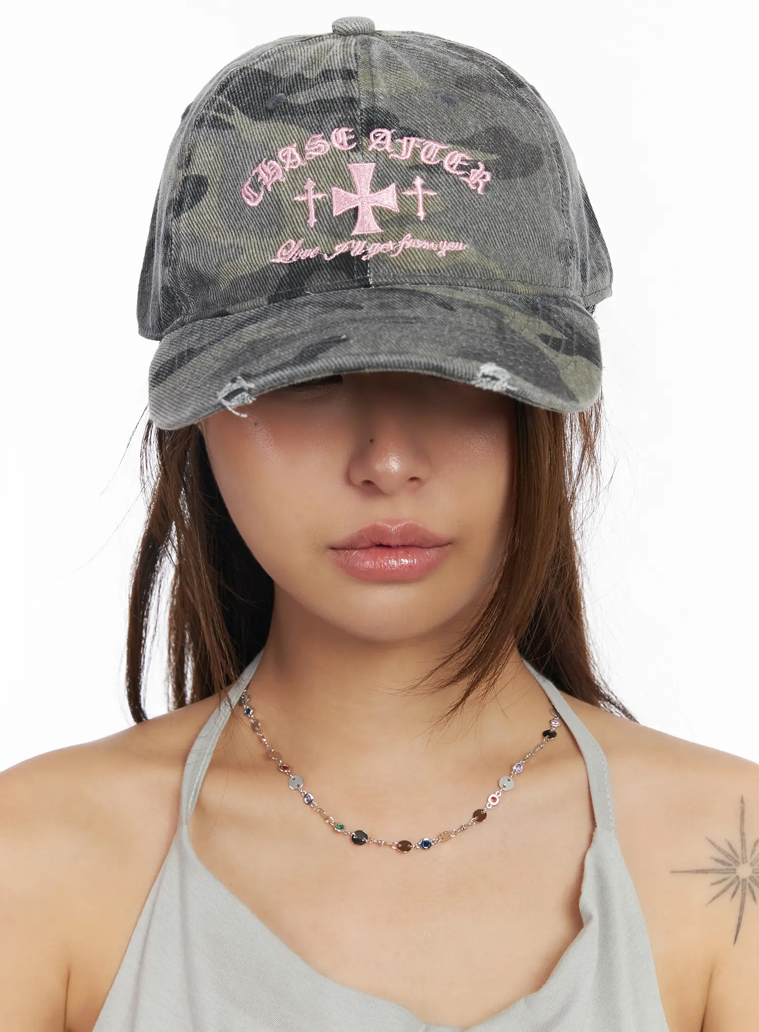 Camo Graphic Baseball Cap CM525 - Image 2